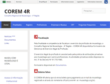 Tablet Screenshot of museologo.org.br